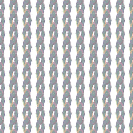 Seamless geometric ornamental vector pattern. Abstract backgroundのイラスト素材