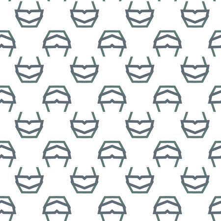 Seamless vector pattern. Background texture in geometric ornamental style.のイラスト素材