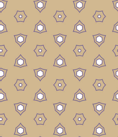 Seamless geometric ornamental vector pattern. Abstract backgroundのイラスト素材