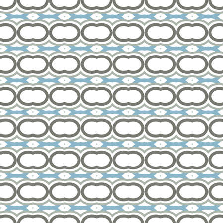 Seamless vector pattern in geometric ornamental styleのイラスト素材