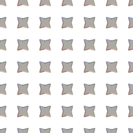 Seamless geometric ornamental vector pattern. Abstract backgroundのイラスト素材