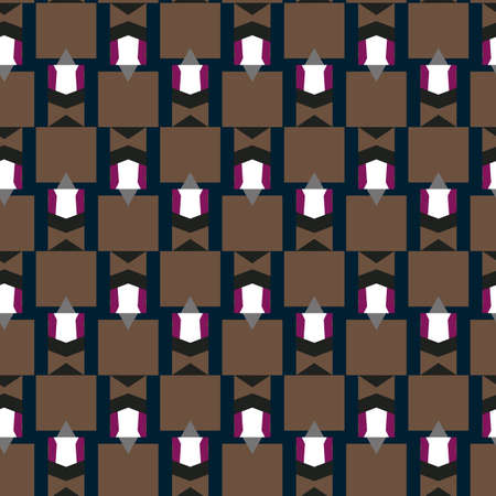 Geometric ornamental vector pattern. Seamless design texture.