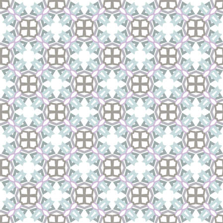 Seamless vector pattern in geometric ornamental style