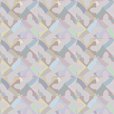 Geometric ornamental vector pattern. Seamless design texture.のイラスト素材
