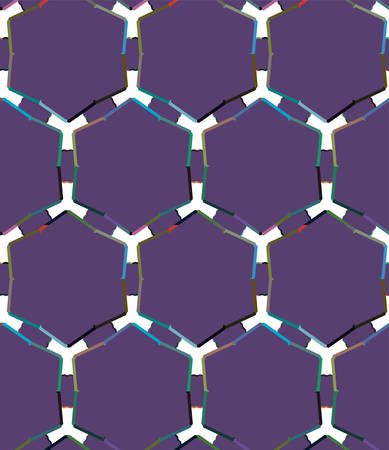 Seamless vector pattern. Background texture in geometric ornamental style.