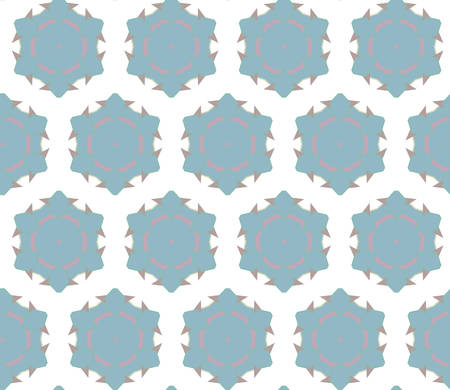 Seamless vector pattern in geometric ornamental style