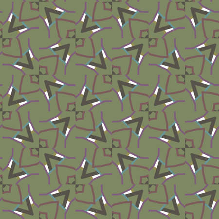 Abstract background texture in geometric ornamental style. Seamless design.のイラスト素材