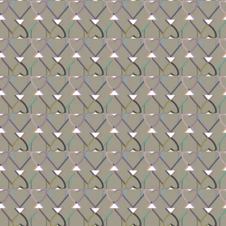 Seamless vector pattern. Background texture in geometric ornamental style.