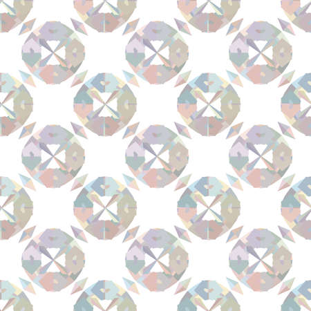 Geometric ornamental vector pattern. Seamless design texture.のイラスト素材