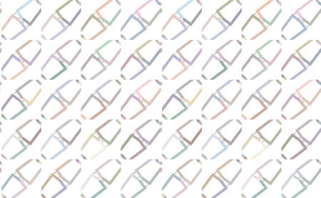 Seamless geometric ornamental vector pattern. Abstract backgroundのイラスト素材