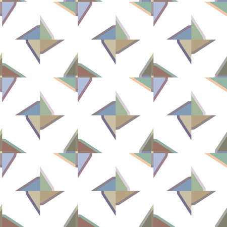 Seamless geometric ornamental vector pattern. Abstract background