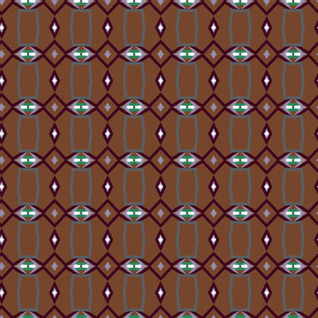 Seamless vector pattern. Background texture in geometric ornamental style.