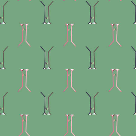 Seamless vector pattern. Background texture in geometric ornamental style.のイラスト素材