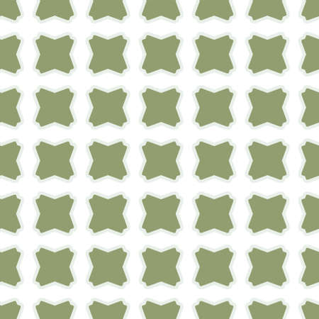 Seamless vector pattern in geometric ornamental style