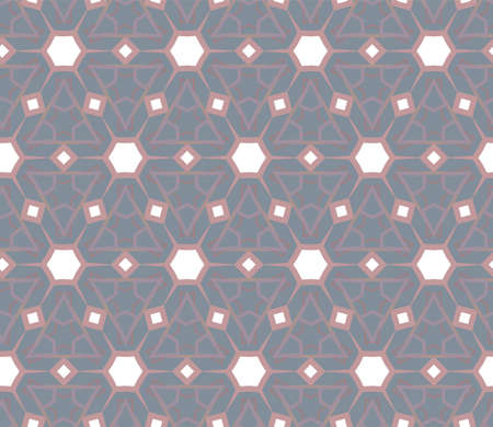 Seamless vector pattern in geometric ornamental styleのイラスト素材