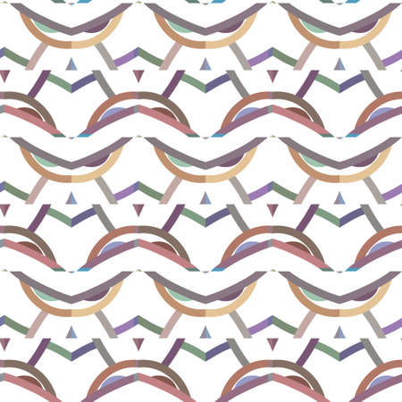 Seamless vector pattern. Background texture in geometric ornamental style.