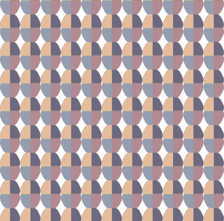 Geometric ornamental vector pattern. Seamless design texture.のイラスト素材