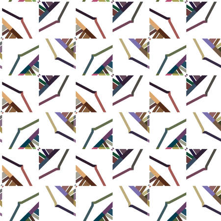 Seamless geometric ornamental vector pattern. Abstract background