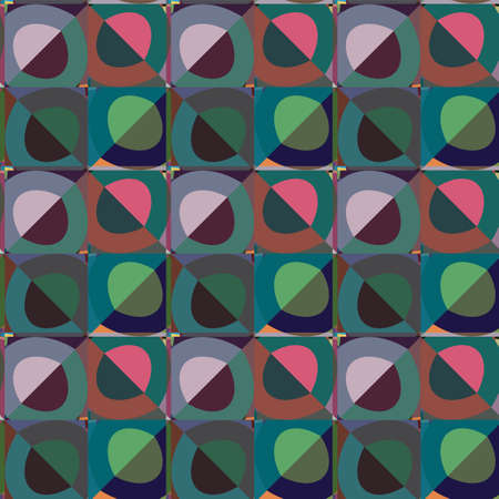 Abstract background texture in geometric ornamental style. Seamless design.のイラスト素材