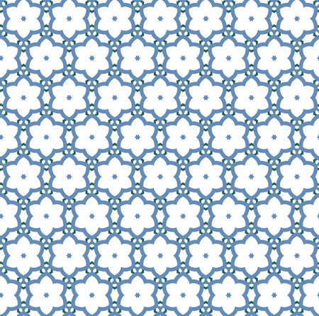 Seamless geometric ornamental vector pattern. Abstract background