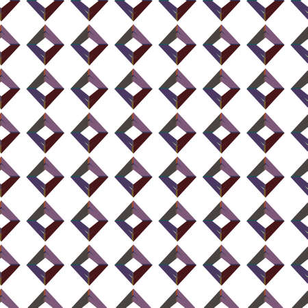 Seamless vector pattern in geometric ornamental styleのイラスト素材