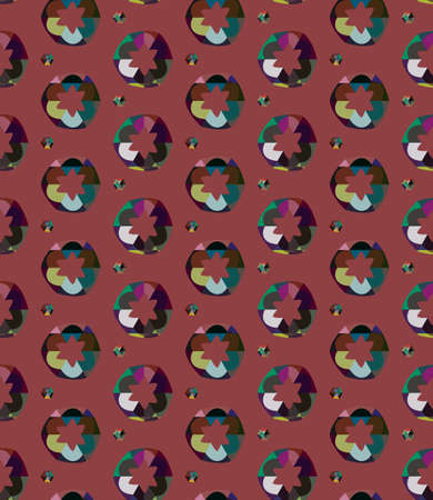 Geometric ornamental vector pattern. Seamless design texture.