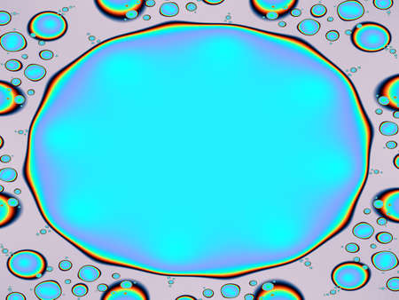 A high resolution, computer generated, fractal design that simulates a bubbles frame or border. This...