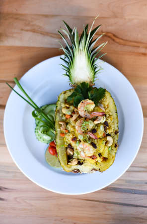 Pineapple Fried Rice in Thai Styleの写真素材