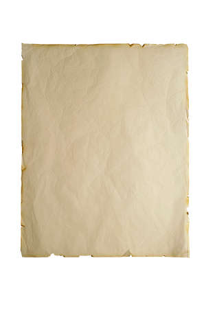 paper vintage background on white isolated on white backgroundの写真素材