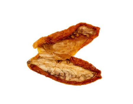 Red tomatoes isolated on white backgroundの写真素材