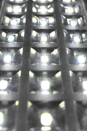 Portrait view of a led lamp.