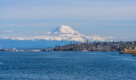 A view of the shoreline in Ruston near Tacoma.