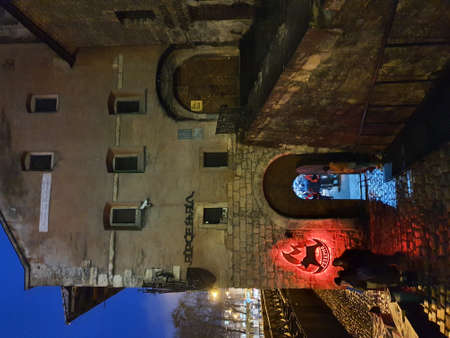 Walking in the streets of Lvivの写真素材
