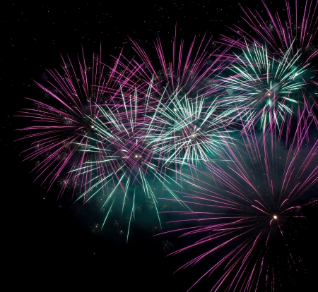 Firework celebration of new year の写真素材