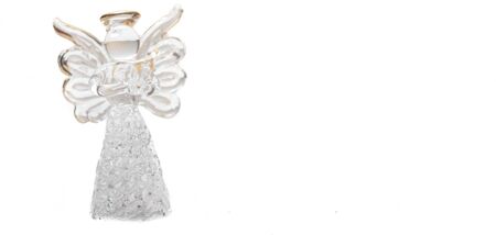 Beautiful christmas glass angelの写真素材