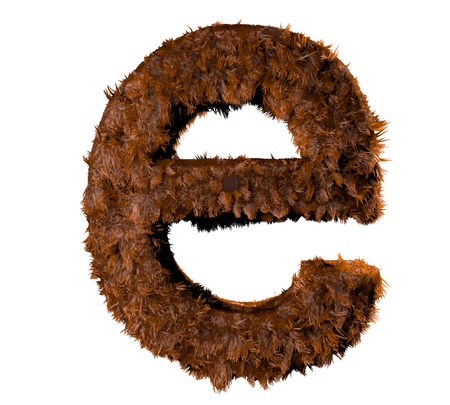 3d render of a hairy eの写真素材