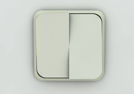 render of a switch on a wall