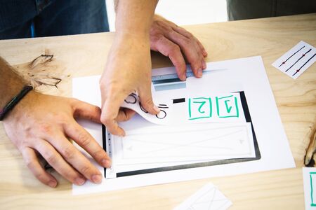 designers planning a website