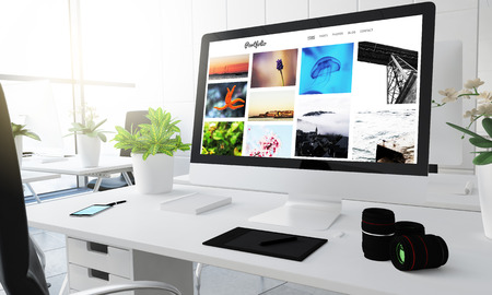 3d rendering of digital photography studioの写真素材