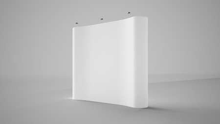 exhibition display 3d rendering