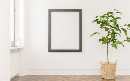 Minimal abstract background 3d rendering