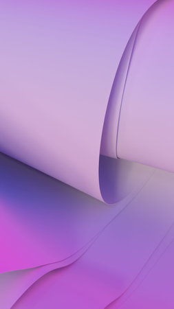 abstract background with folded textile layers