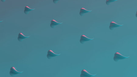 Neon Glow Abstract Metallic Curvesの写真素材