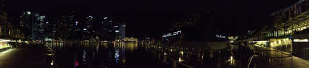 Night scene of Marina Bay Singaporeの素材