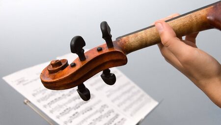 Violin close upの写真素材