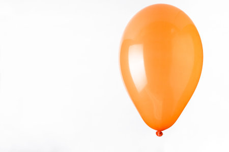orange balloonの写真素材