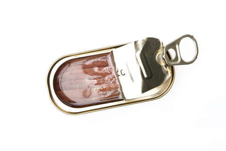 tin can of anchoviesの写真素材