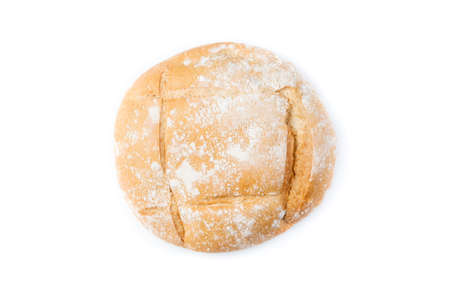Bread isolated on white backgroundの写真素材