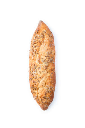 Bread isolated on white backgroundの写真素材
