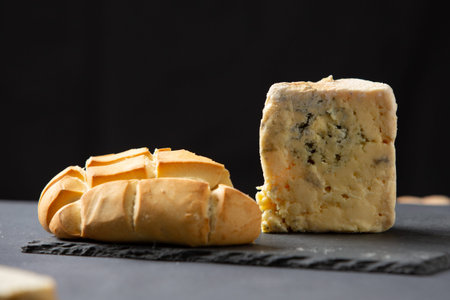 Picon cheese or Tresviso cheese. Typical Cantabrian cheese made in the Picos de Europa.